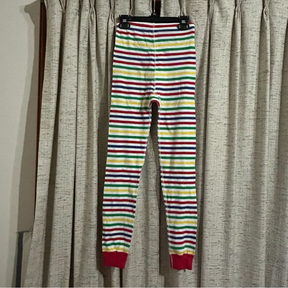 Hanna Andersson Peanuts Snoopy Striped Long John Pajama Set